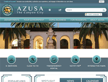 Tablet Screenshot of ci.azusa.ca.us